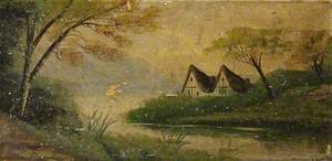 A Cottage by a River