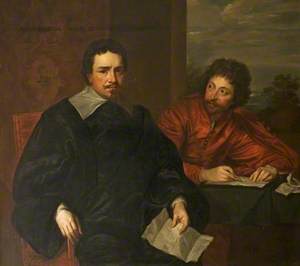 Sir Thomas Wentworth (1593–1641), 1st Earl of Strafford, Dictating to His Secretary, Sir Philip Mainwaring (1589–1661)