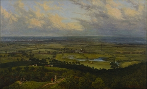 View of Gerrard Wood from Tandle Hill, with Middleton in the Distance