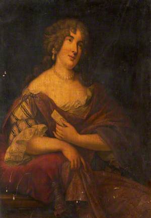 Portrait of an Unknown Woman in a Red Dress