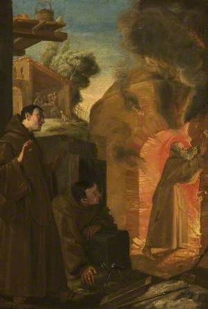 Saint Francis of Paola Saving a Lime Kiln near Paterno Calabro, Italy