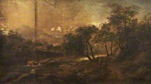 Landscape with a River and a Fisherman