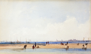 Richard Parkes Bonington: Seapiece: Off the French Coast Picture