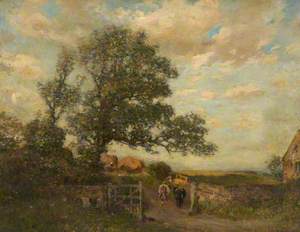 Landscape, Farm Scene