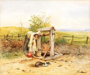 Girl at a Well