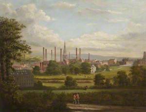 View of Bury in 1848