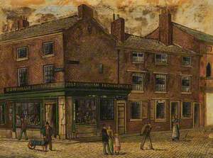 Downham’s Shop, Fleet Street, Bury, 1882