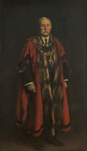 Portrait of a Gentleman Wearing Mayor's Regalia