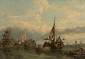 Shipping on the Maas