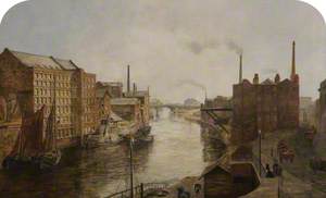 Scene on the Irwell, Salford