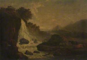 Landscape with Waterfall