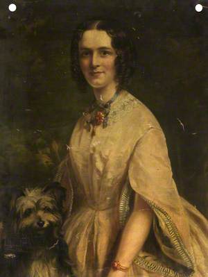 Portrait of a Lady with a Dog