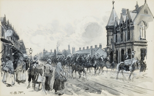 Salford Infantry Barracks and Free Library, Regent's Road