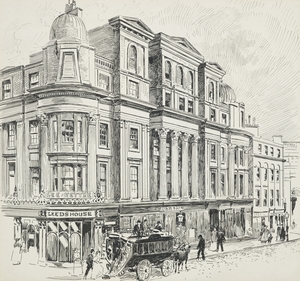 Newall's Buildings, Market Street, Site of the Present Royal Exchange