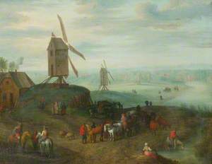 Landscape with Windmills