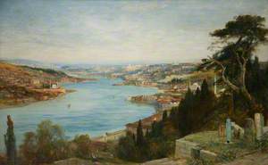 Constantinople and the Golden Horn from Eyoub