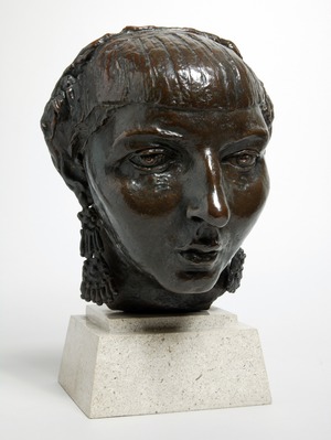 Mask of Mrs Epstein (with earrings)