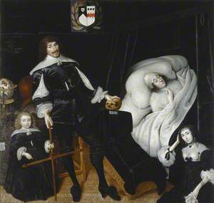 Sir Thomas Aston at the Deathbed of His Wife