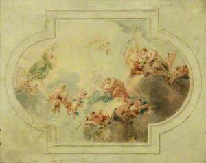 Sketch for a Ceiling: Bacchus and Ariadne