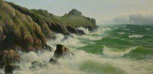 The Tide Coming in, Gurnard's Head, Cornwall