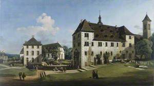 The Fortress of Konigstein: Courtyard with the Magdalenenburg