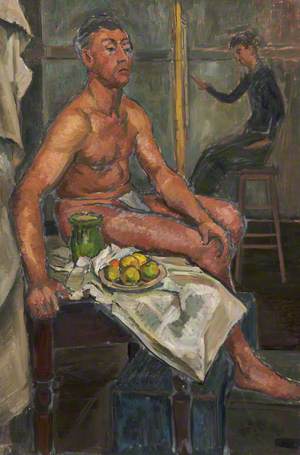 Male Nude with Still Life*