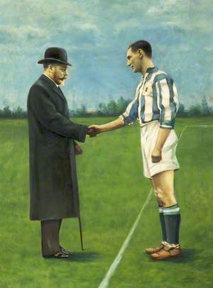 A Huddersfield Town Footballer Meets George V