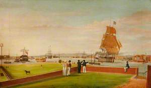 Man-o-War Leaving Portsmouth Harbour