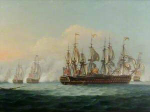 Sir John Jervis and Nelson Defeat the Spaniards off Cape St Vincent