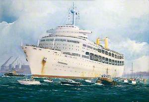 SS 'Canberra' Returns to Southampton, 11 July 1982