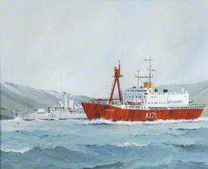 HMS 'Endurance' and HMS 'Plymouth'