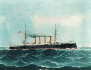 HMS 'Amphitrite', c.1890