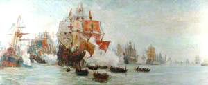 The Battle of Gravelines, 29 July 1588
