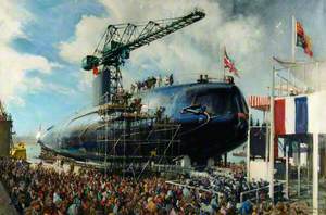 The Launch of HMS 'Dreadnought'