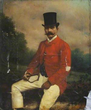 Portrait of an Unknown Gentleman in Hunting Pink