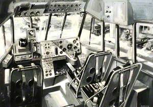 Interior of Cockpit of a Hovercraft
