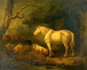 Farmyard Scene (The White Horse)