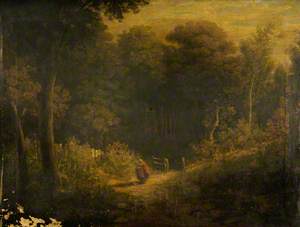Landscape with Figure of a Woman