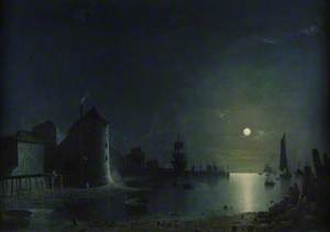Town Quay by Moonlight