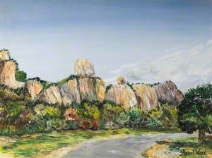 Rocky Landscape with Road