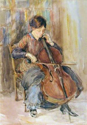 Aunt Playing the Cello