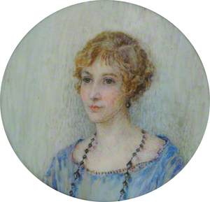 Portrait of an Unknown Young Woman with a Lapis Lazuli Necklace