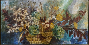 Winter Bouquet in a Basket