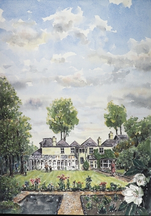 The South Lawn, Reveley Lodge Garden