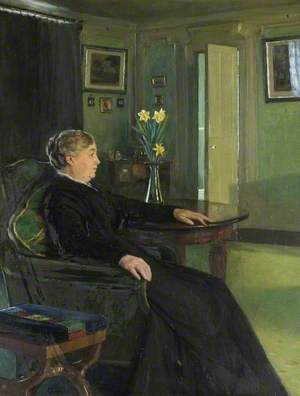 Mrs Maria Susan Chewett (1836–1918), the Artist’s Mother, in the Drawing Room