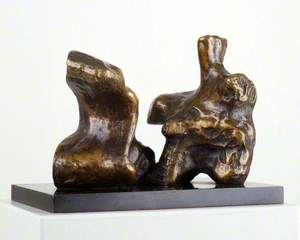 Maquette for Two-Piece Reclining Figure No. 1
