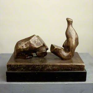 Two-Piece Reclining Figure: Maquette No. 3