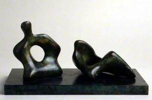 Two-Piece Reclining Figure: Holes