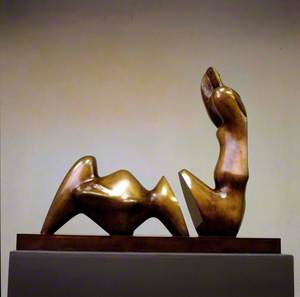 Working Model for Two-Piece Reclining Figure: Cut