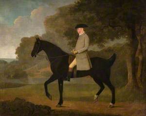 Benjamin Rooke, Mayor of Hertford (1797) on Horseback in a Wooded Landscape